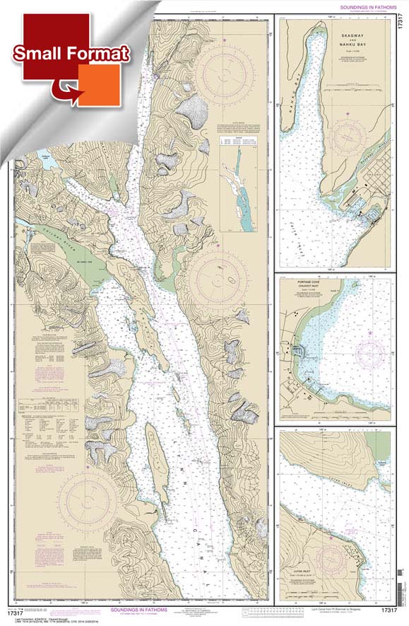 Lynn Canal-Point Sherman to Skagway;Lutak Inlet;Skagway and Nahku Bay;Portage Cove: Chilkoot Inlet