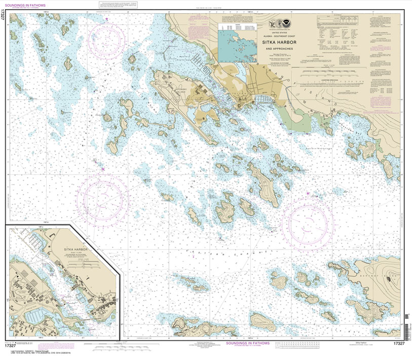 Sitka Harbor and approaches;Sitka Harbor