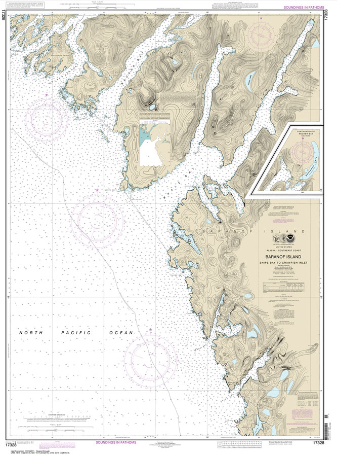 Snipe Bay to Crawfish Inlet:Baranof l.