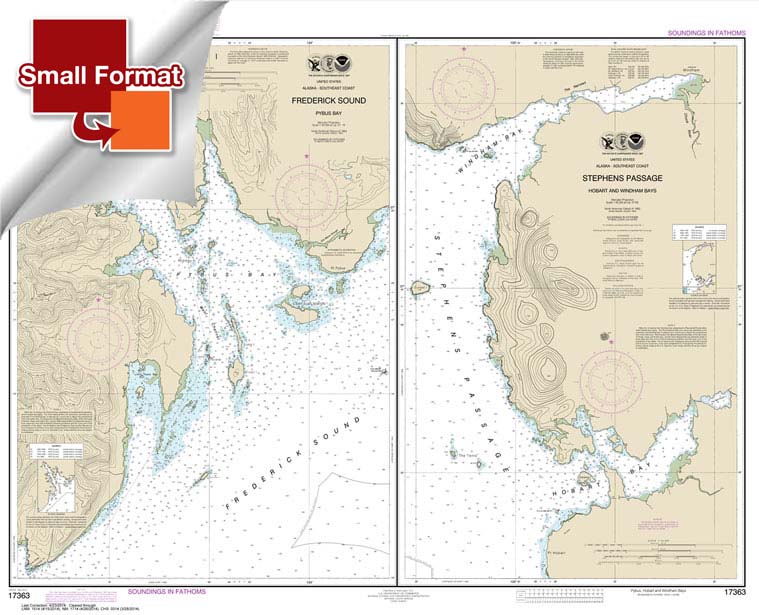 Pybus Bay: Frederick Sound;Hobart and Windham Bays: Stephens P.