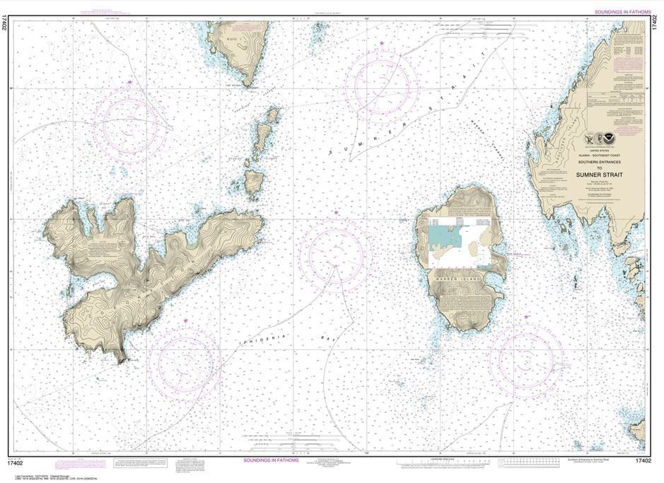 Southern Entrances to Sumner Strait