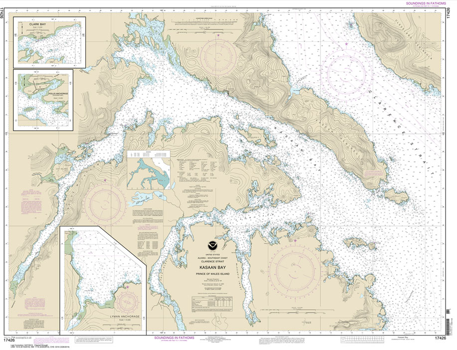 Kasaan Bay: Clarence Strait;Hollis Anchorage: eastern part;Lyman Anchorage