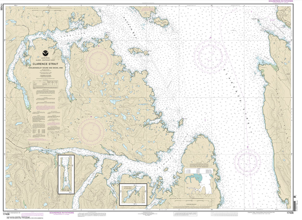 Clarence Strait: Cholmondeley Sound and Skowl Arm