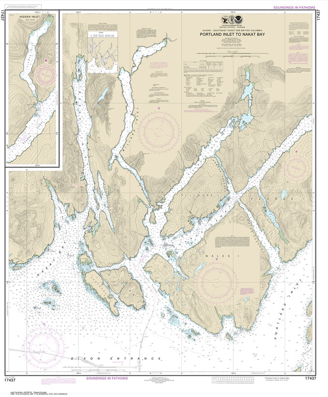 Portland Inlet to Nakat Bay