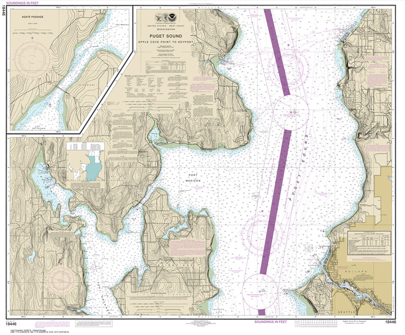 Puget Sound-Apple Cove Point to Keyport;Agate Passage