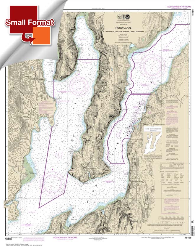 Hood Canal-South Point to Quatsap Point including Dabob Bay