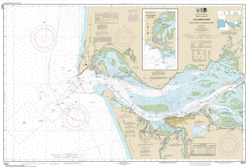 Columbia River Pacific Ocean to Harrington Point;Ilwaco Harbor