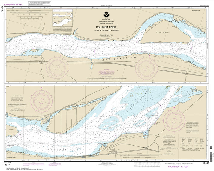 Columbia River Alderdale to Blalock Islands