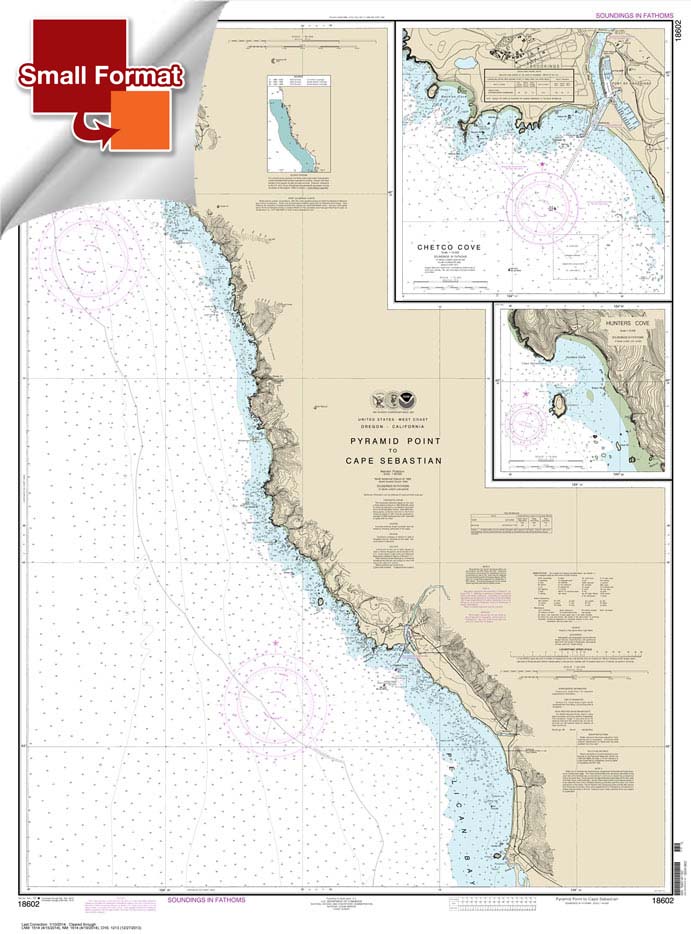 Pyramid Point to Cape Sebastian;Chetco Cove;Hunters Cove