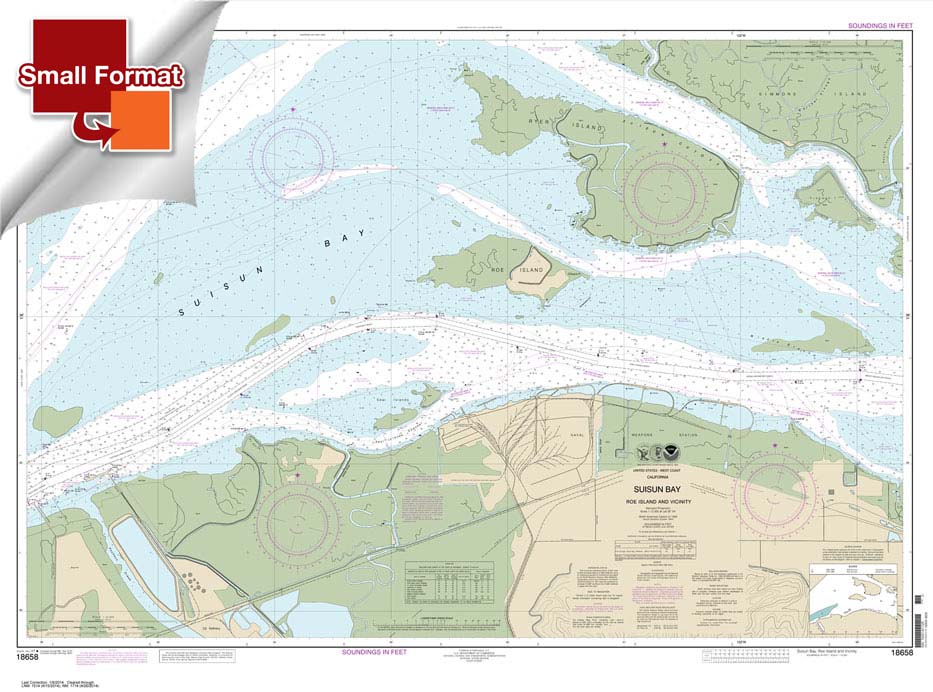 SUISUN BAY-Roe Island and vicinity