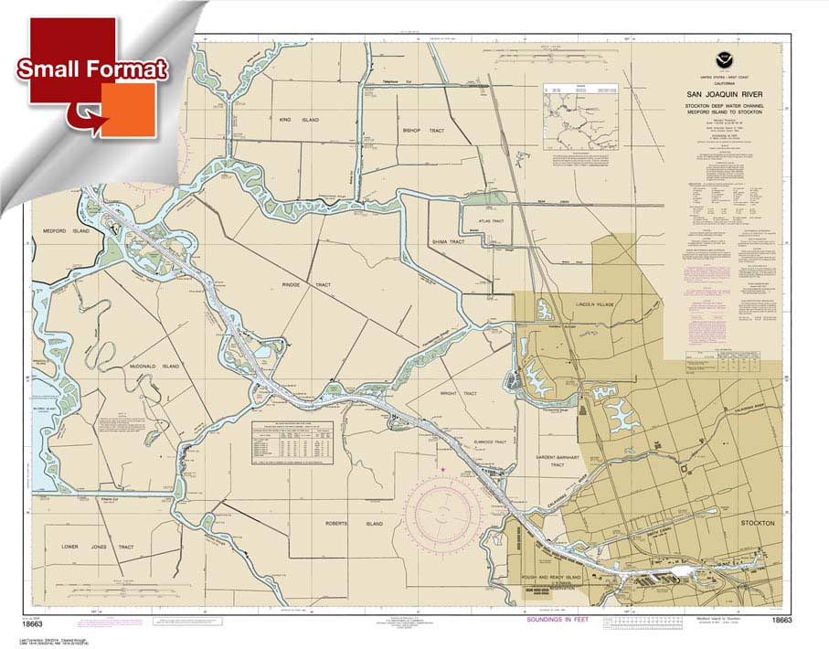 San Joaquin River Stockton Deep Water Channel Medford Island to Stockton