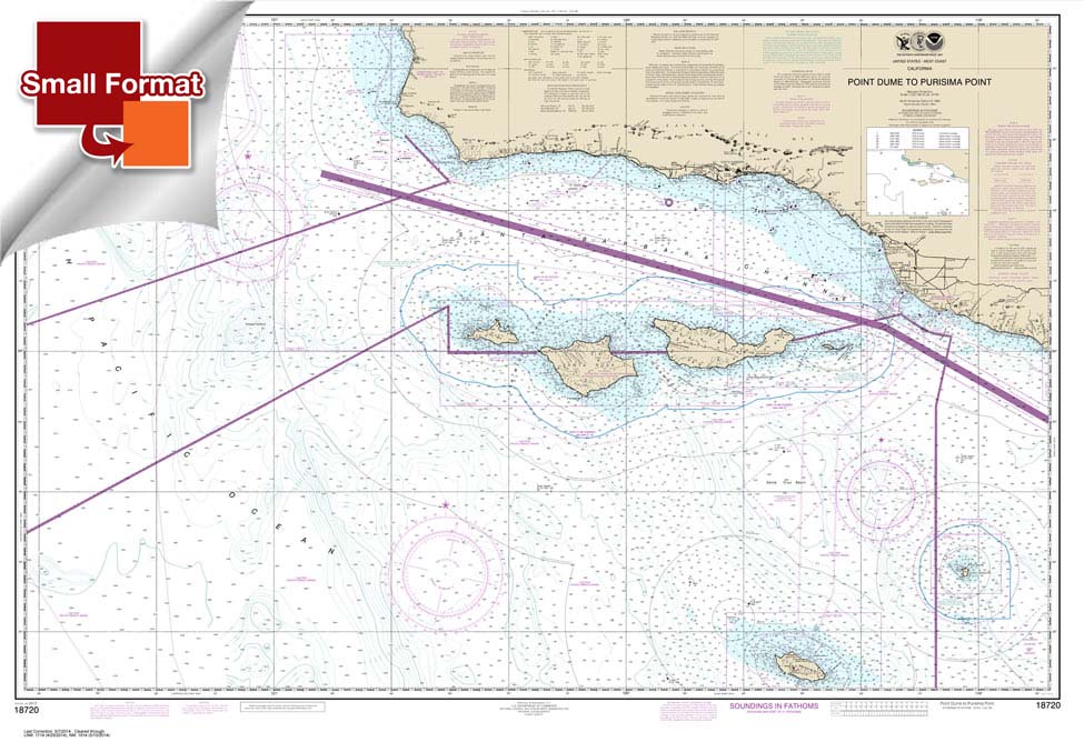 Point Dume to Purisma Point 18720 Nautical Charts