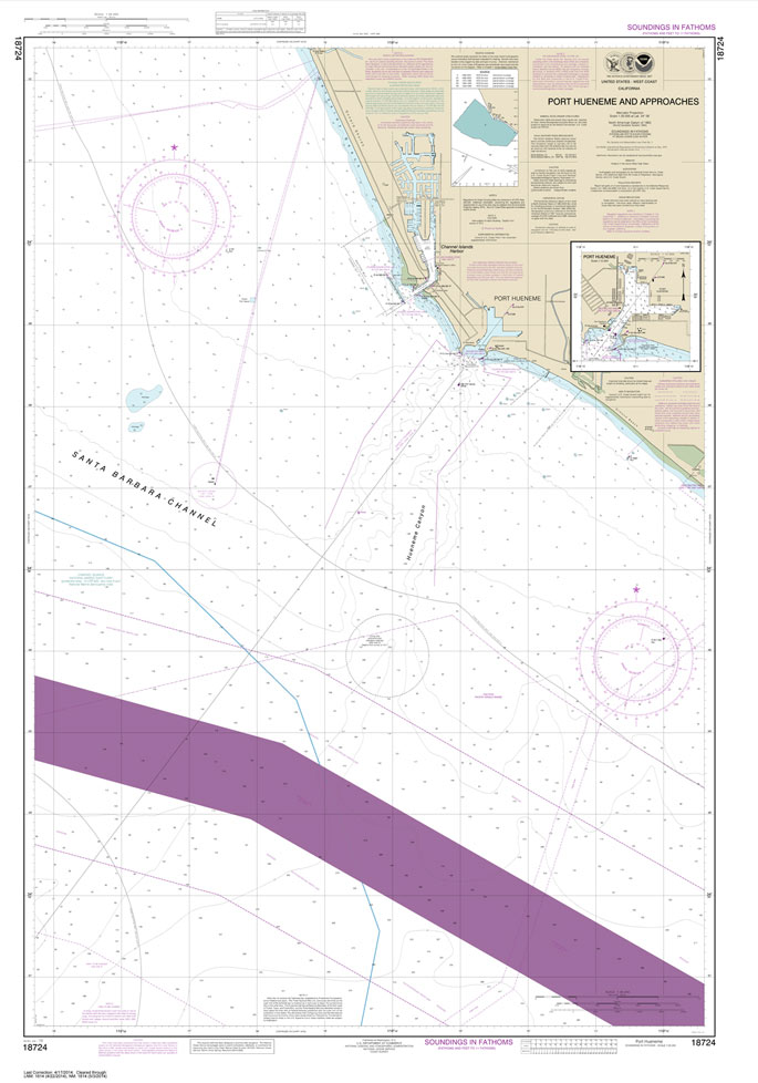 Port Hueneme And Approaches;Port Hueneme