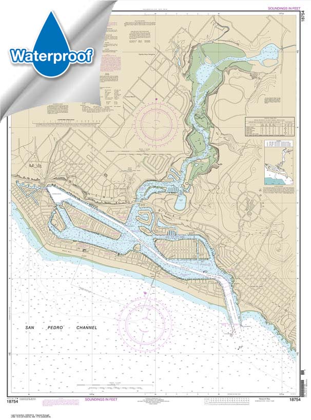 Newport Bay 18754 Nautical Charts