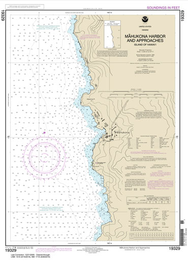 Mahukona Harbor and approaches Island Of Hawai'i