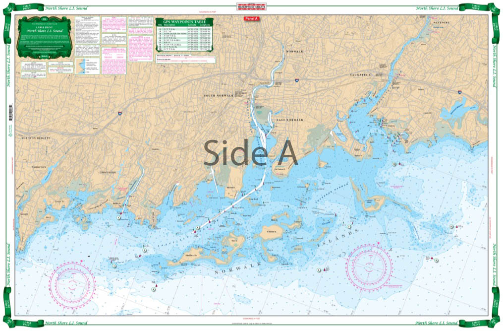Coverage of Barnegat Bay Large Print Navigation Chart 56E