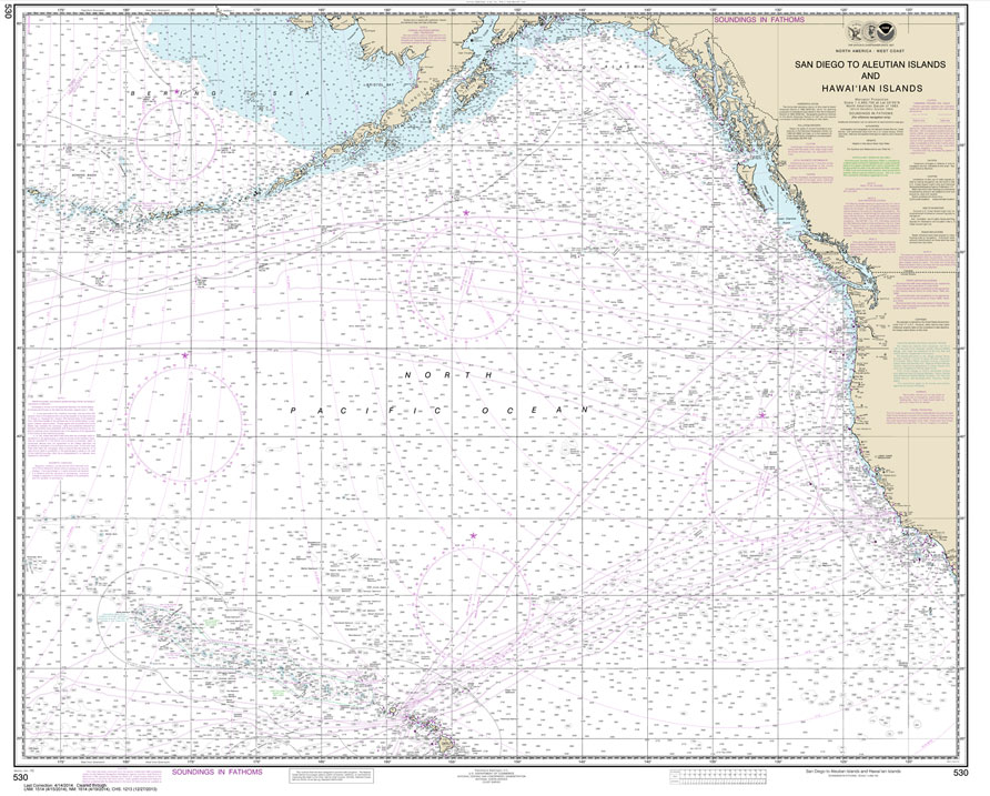 North America West Coast San Diego to Aleutian Islands and Hawai‘ian Islands