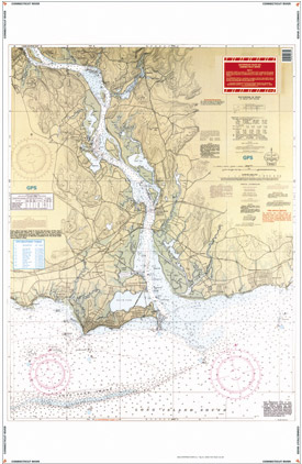 Coverage of Connecticut River Navigation Chart/ map 73